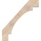 Ekena Millwork 3 1/2"W x 36"D x 40"H Merced Smooth Knee Brace, Douglas Fir BRC04X36X40MRC00SDF - alternate 2